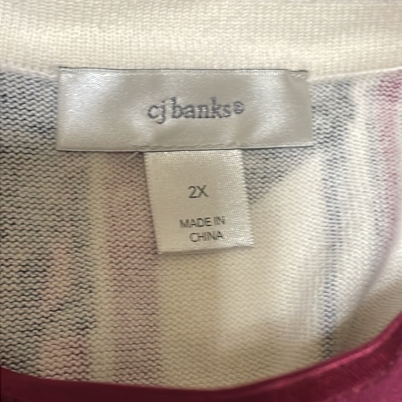 C J Banks Layer Your Look Tank Top And 3/4 Sleeve Sweater. Excellent Condition. - Picture 9 of 12